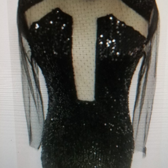 DRESS, SEQUIN, MINI DRESS - Picture 5 of 5